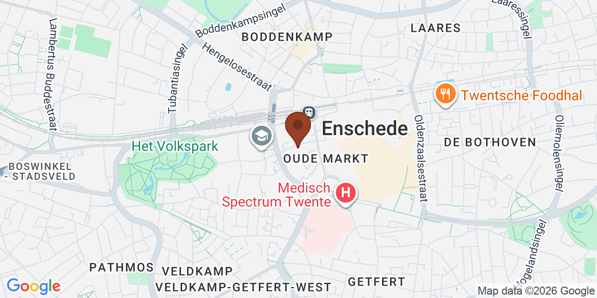 Locatie van Psycholoog Twente op de kaart
