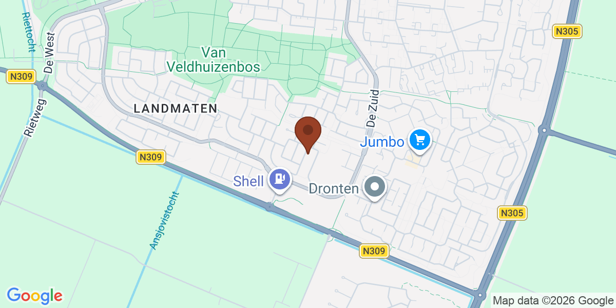 Locatie van Nieuw Licht op de kaart