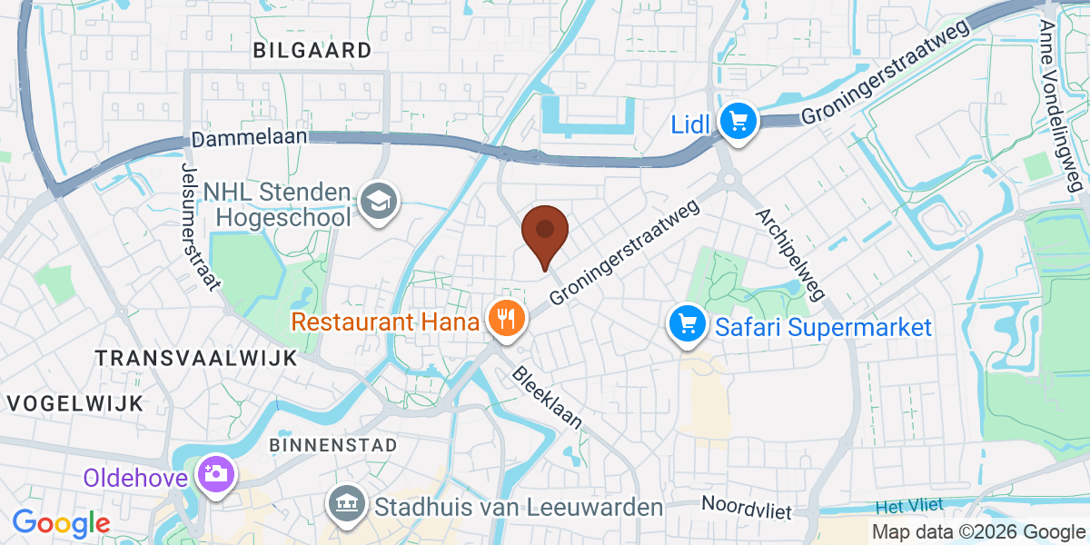 Locatie van WijZijn op de kaart
