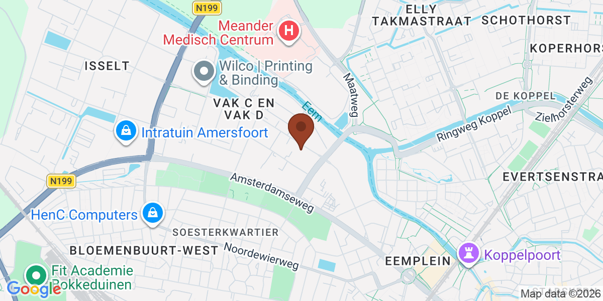 Locatie van Terken & Verhoog op de kaart