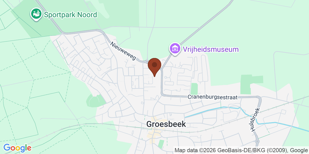 Locatie van Sperling Zweers Relatietherapie Nijmegen op de kaart