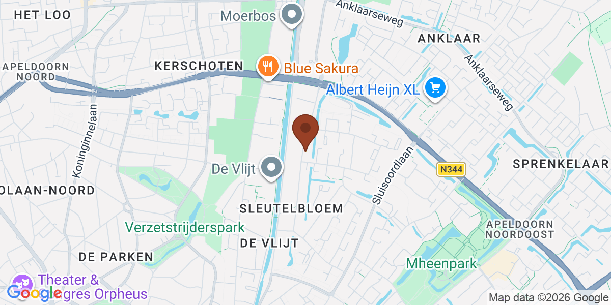 Locatie van Praktijk Solis op de kaart