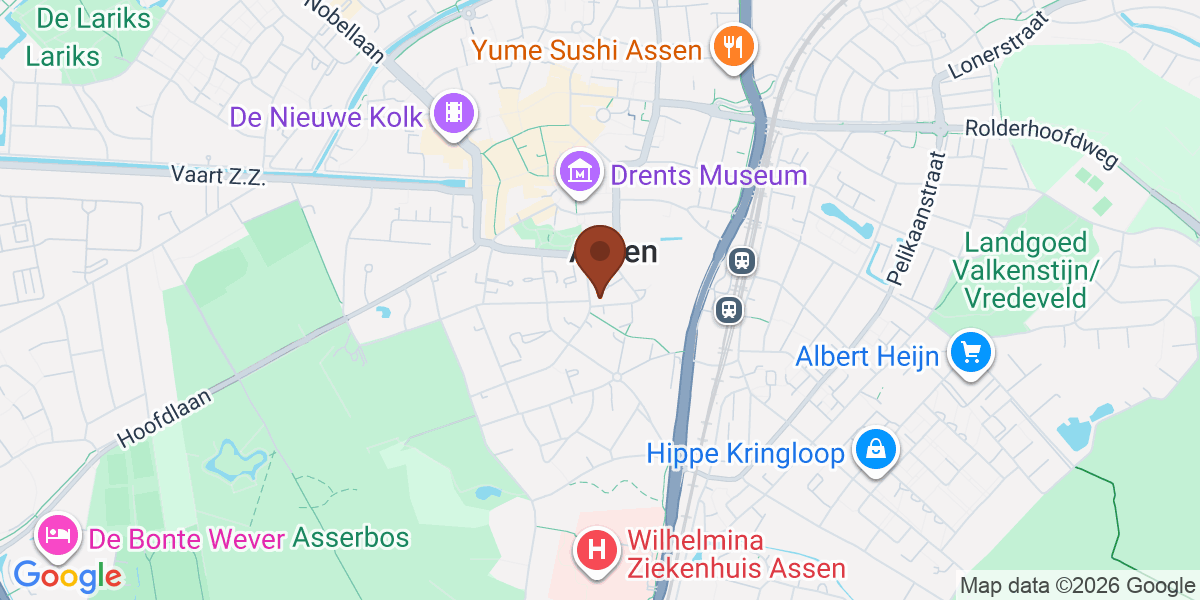 Locatie van WijZijn de praktijk op de kaart