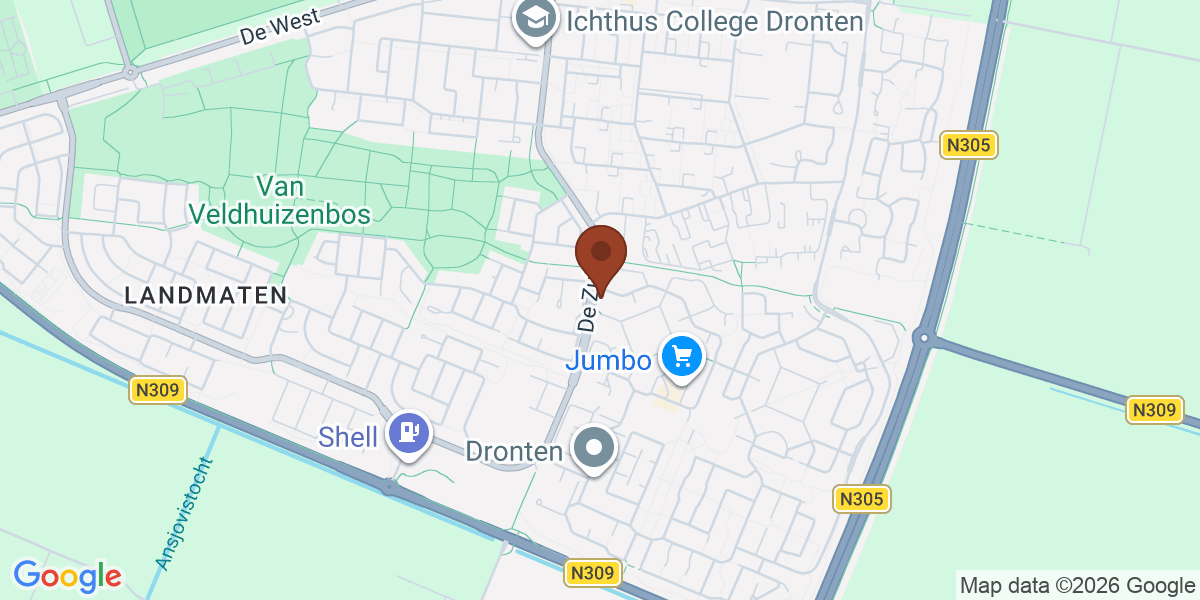 Locatie van Flevocoaching op de kaart