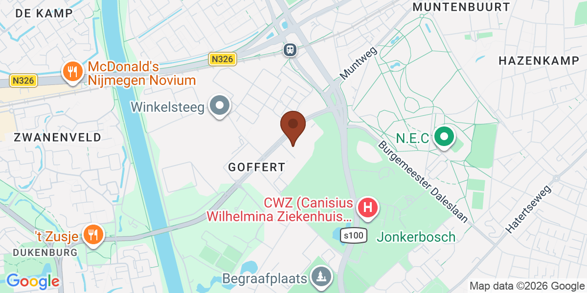 Locatie van Relatietherapie Nijmegen op de kaart