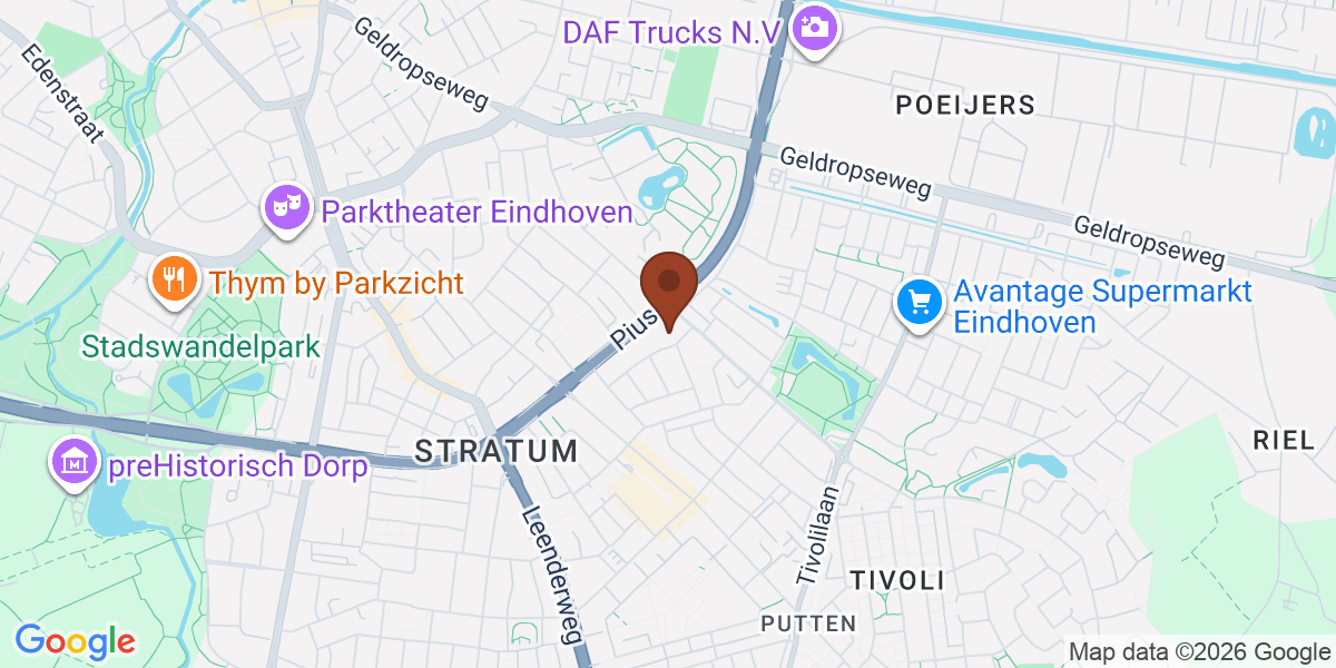 Locatie van Therapie Eindhoven op de kaart
