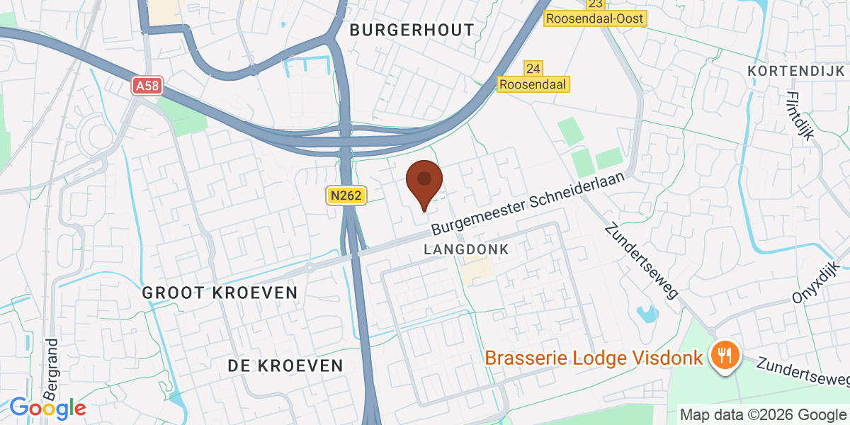 Locatie van de Witte Wolf Coaching op de kaart