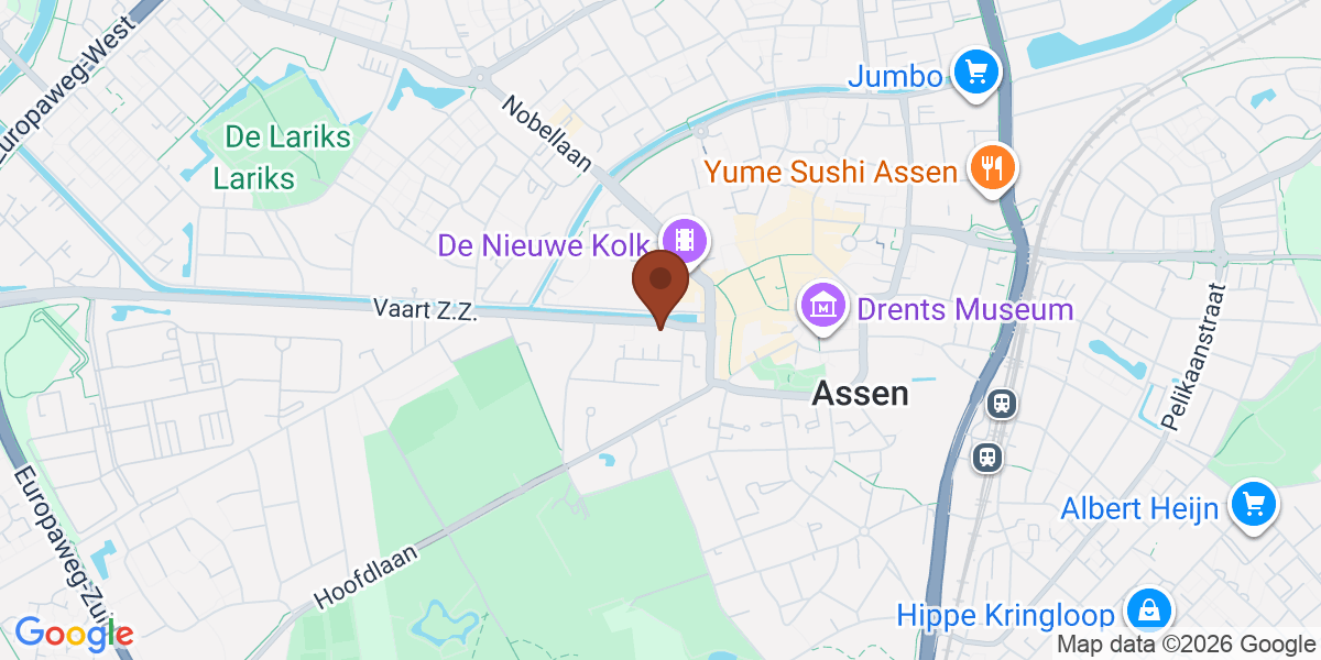 Locatie van Accordaat op de kaart