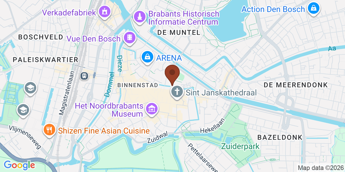 Locatie van Therapie Den Bosch - Josie van Dijk op de kaart