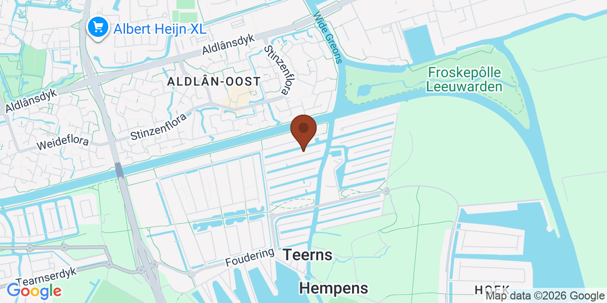 Locatie van Huwelijkstrainer op de kaart