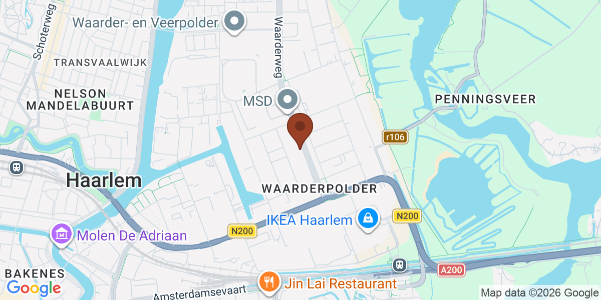 Locatie van Bloei! op de kaart
