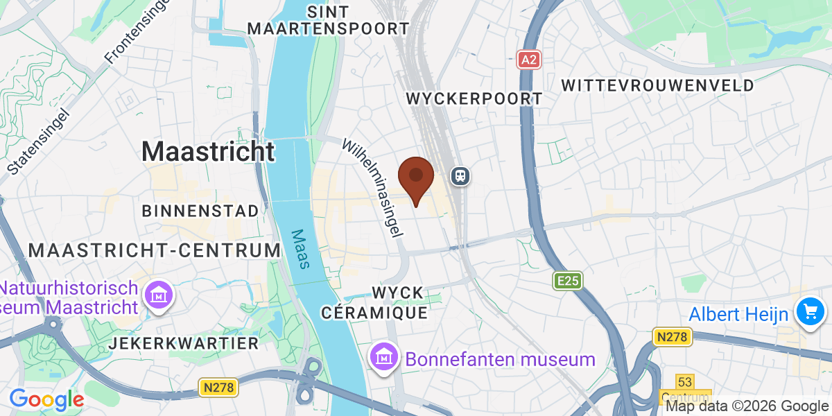 Locatie van Psychologiepraktijk drs Marly Senden (locatie Wyck) op de kaart