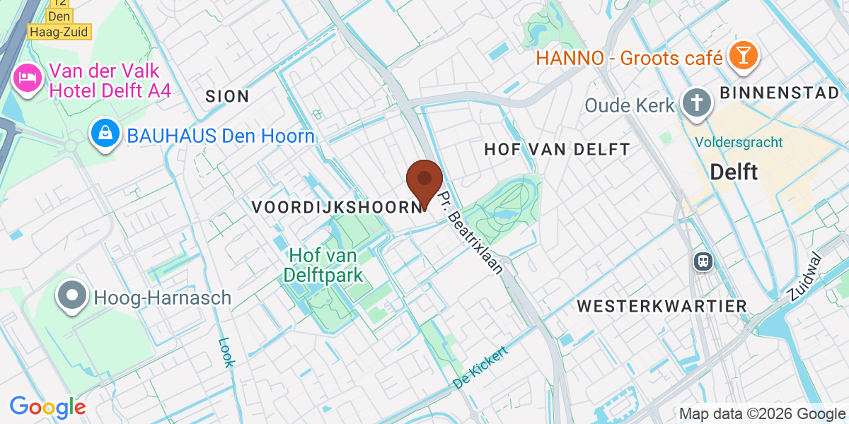 Locatie van Therapie- en coachpraktijk Wim de Jager op de kaart