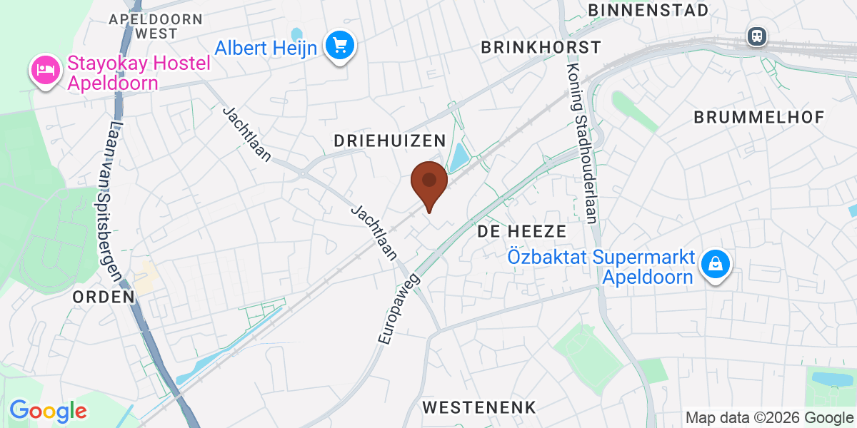 Locatie van Mediationbureau Apeldoorn op de kaart