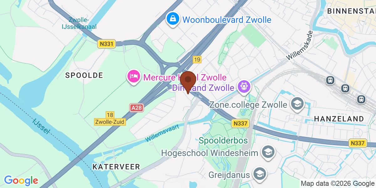 Locatie van VOOR Relaties op de kaart