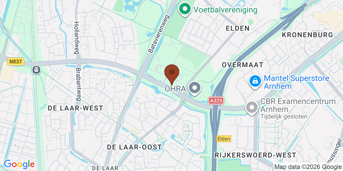 Locatie van De Relatiespecialist Arnhem op de kaart