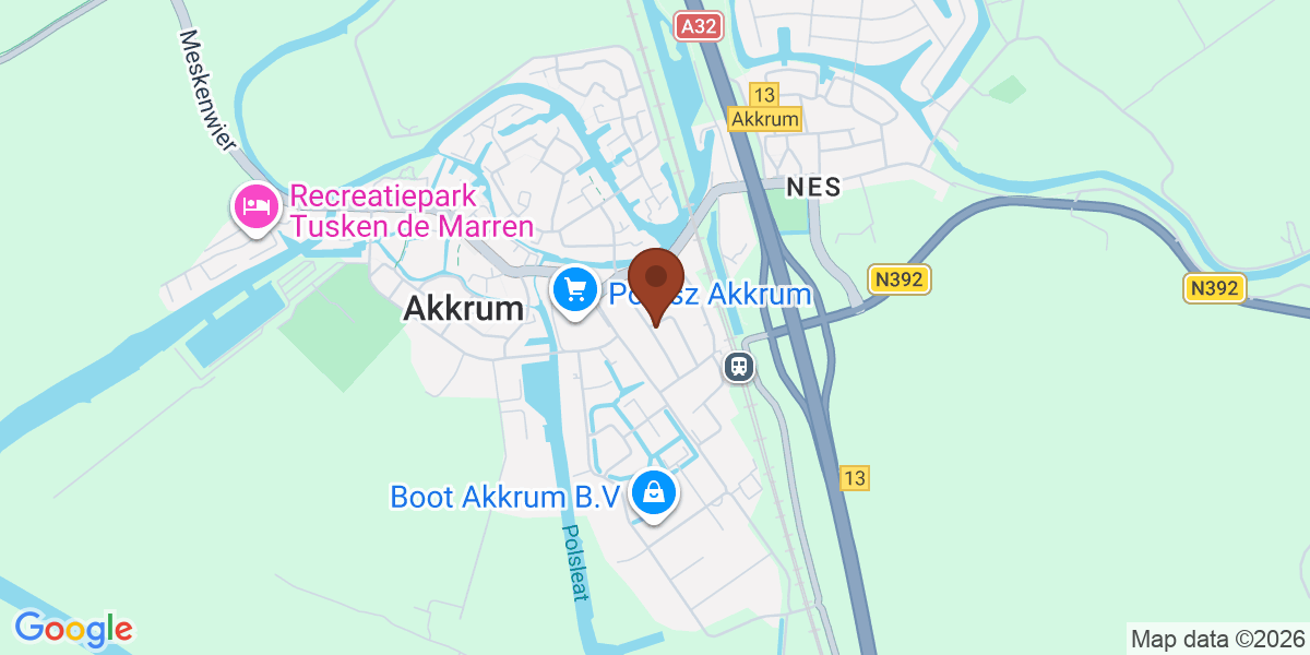 Locatie van Dankbaar Leven op de kaart