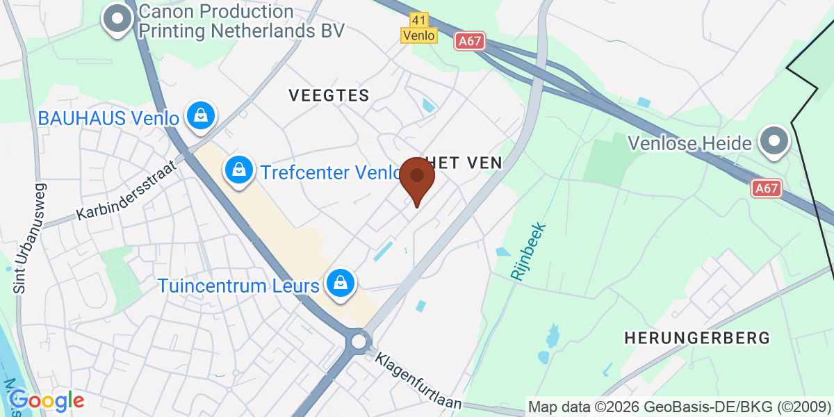 Locatie van Psycholoog & Relatietherapie Venlo op de kaart