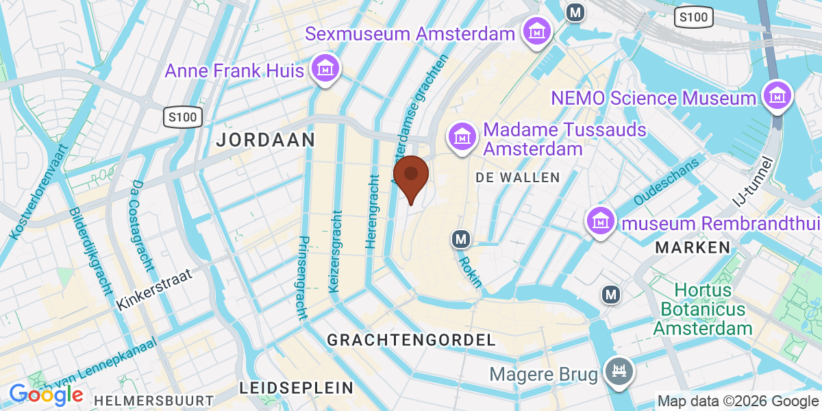 Locatie van Praktijk de Liefde op de kaart