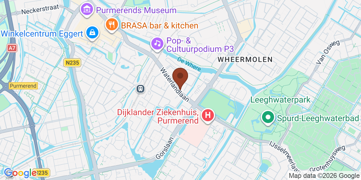 Locatie van Gestalttherapie op de kaart