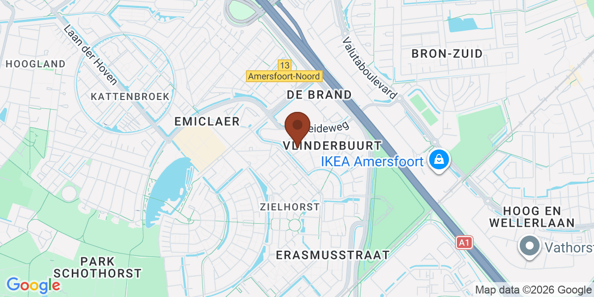 Locatie van Balans Coach Amersfoort op de kaart