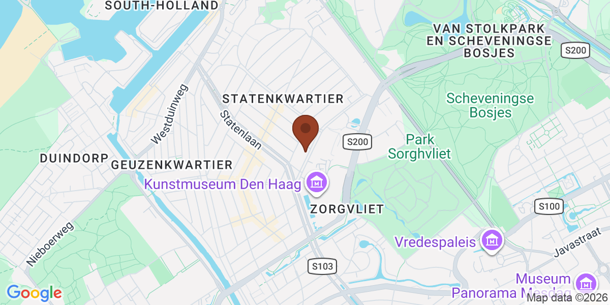 Locatie van Praktijk Maitham Al Shebani op de kaart